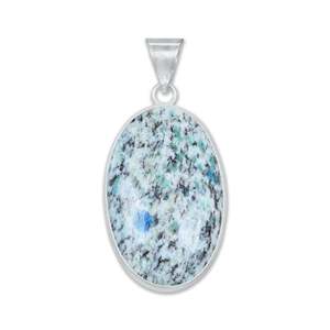 จี้ห้อยคอ K2 Jasper ทำมือจากทองเหลืองประดับพลอยเม็ดเดี่ยว ชุบทองสไตล์วินเทจ สำหรับสาวๆ เครื่องประดับแฟชั่นทันสมัย - Product Image 3