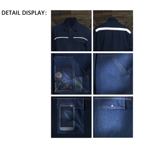 Cotton Hi Vis <b>Waterproof</b> Unisex Work <b>Overall</b> CE Certified Fire Proof Industrial Safety Uniform Jumpsuit by JNA Group - Product Image 6