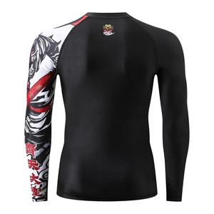 Custom Logo Mens Rash Guard Full Sleeve Lightweight <b>Athletic</b> Sportswear Premium Manufacturer - Product Image 3