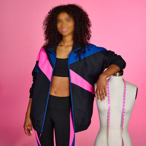 New Arrival Fashion Unisex Lightweight Waterproof Plus Size Windbreaker Zipper Sport <b>Jacket</b> Outerwear Custom <b>Jacket</b> - Product Image 3