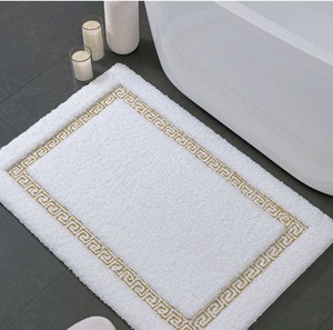 Tapis de bain de luxe en coton bouclette ultra absorbant, doux et à séchage rapide, qualité hôtel et spa, lavable en machine, tapis de toilette en bouclette intégrale - Product Image 3