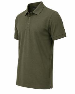 Camisa de Piqué de Manga Corta para Hombre, Color Verde Oliva, Casual, Transpirable, de Poliéster Tejido, Corte Regular, Personalizable ODM - Product Image 2