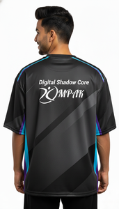 T-shirt surdimensionné à sublimation pour homme – Décontracté, tendance urbaine, coupe classique, tenue quotidienne – Polyester/Coton respirant - Product Image 4