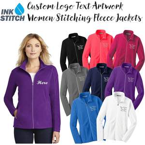 Vestes en microfibre personnalisées pour femmes L223 Broderie personnalisée Ajoutez votre propre logo ou texte pour une touche personnalisée - Product Image 5