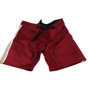 Shorts de hockey sur glace personnalisés à faible MOQ avec logo sublimé, séchage rapide, 100 % polyester, pour adultes, extensibles, vêtements de sport - Product Image 3