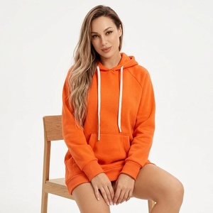 Custom Women's Extra <b>Long</b> <b>Hoodie</b> Cotton Fleece Sweatshirt Oversized Casual Streetwear Private Label Wholesale Manufacturer - Product Image 1