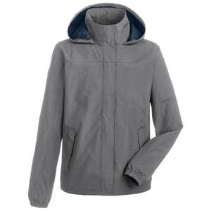 Veste d'hiver imperméable et coupe-vent en toile pour homme, avec logo personnalisé sur le devant, veste de pluie OEM - Product Image 2