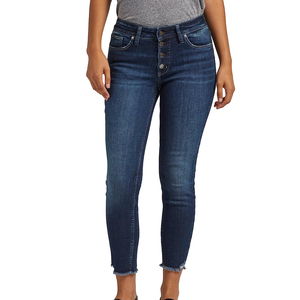 Promotional High Street Breathable Flared Wide Leg <b>Boot</b> Cut Jeans for Women Jeans top quality 100% Cotton Elastic Fit - Product Image 1