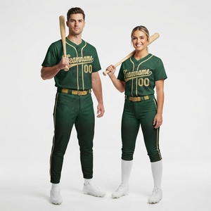 Maillots de baseball personnalisés de haute qualité, respirants et imprimés, chemises athlétiques haut de gamme, broderie personnalisée du logo, tissu extensible quadridirectionnel - Product Image 2