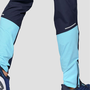Ensemble de survêtement sportif pour homme, sweat-shirt à capuche avec fermeture éclair et blocs de couleur, pantalon à cordon de serrage, coupe régulière, longueur intégrale, séchage rapide - Product Image 5