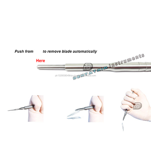 Poignée de bistouri avec fonction d'éjaculation une main, INSTRUMENTS dentaires CE - Product Image 2