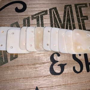 Tabletas de Hueso Natural para Tejer, Hechas a Mano, Ecológicas, Modernas, Impermeables, Imitación para Telar de Tejido de Tabletas, Manualidades - Product Image 1