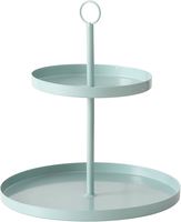 Trendy uniek design metalen taartplateau met 2 lagen voor bruiloften, feesten en evenementen, geschikt voor snacks en koekjes.