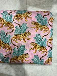 Block Print Traditional Jaipuri Cotton Cambric 60x60 Fabric Lightweight for Curtains & Bags - Product Image 5