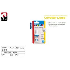 Correcteur liquide Carioca 13ml séchage rapide pour correction sur papier - Product Image 1