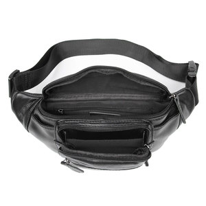 Sacs banane en cuir véritable écologiques, couleur unie et à motifs, pour hommes et femmes - Product Image 2