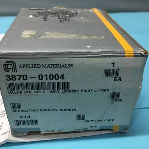 Válvula AMAT 3870-01004 SOL 3/8 de 2 Vías L20VEXT PILOT - Equipo y Piezas de Semiconductores de Confianza de Global Legacy - Product Image 2