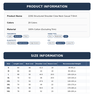 เสื้อยืด OEM ยูนิเซ็กซ์ ผ้าฝ้ายแท้ 220 กรัม แขนสั้น ระบายอากาศดี ตัดเย็บช่วงไหล่ ทรงหลวม สวมใส่สบาย เหมาะกับฤดูร้อน สีพื้น แฟชั่น - Product Image 3
