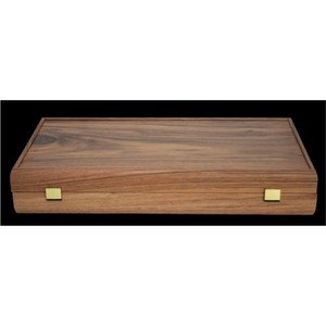 Jeu de backgammon de luxe en bois, fait main, incrusté, portable, pliable, personnalisé - Product Image 4
