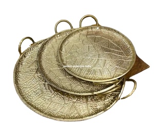 Plateau décoratif de service/plateau décoratif de table basse/plateau décoratif de vanité plateau de bijoux plateau décoratif pour bougies plateau d'hôtel - Product Image 4