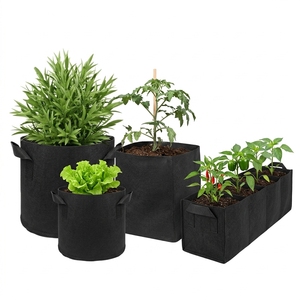5 Gallon Heavy Duty Non-Woven Fabric Grow <b>Bags</b> with Handles-Customizable Thickness for Agriculture Use - Product Image 2