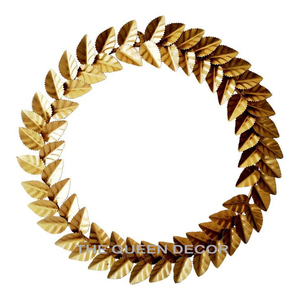 Guirnalda Navideña de Alta Calidad para Decoración del Hogar, Adorno de Pared Navideño Redondo de Metal, Decoración en Blanco para Sublimación - Product Image 5