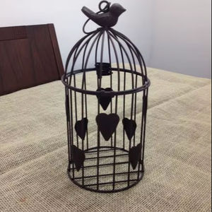 Jaula de Metal de Diseño con Patrones Artísticos, Adecuada para Decoración de Interiores, Eventos y Alojamiento de Aves - Product Image 1