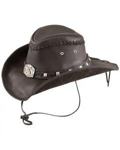 Sombrero Vaquero de Cuero Genuino, Estilo Western Clásico, con Banda Trenzada, Logotipo Personalizado, Hecho a Mano, Nueva Llegada 2026 - Product Image 2