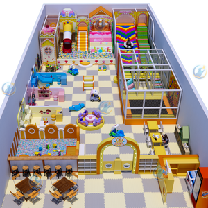 Parque Infantil Interior de Alta Resistencia, Estructura de Juego Suave, Piscina de Pelotas, Tobogán, Muro de Escalada, Gran Capacidad, Tamaño Personalizable, para 20-30 Niños - Product Image 6