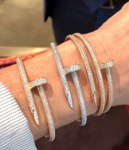 Maa Uma Creation Vvs Moissanite Brilliant Cut Hiphop Freshwater Pearl <b>Charm</b> <b>Bracelet</b> Gold Plated 925 <b>Silver</b> Micro Insert Unisex - Product Image 2