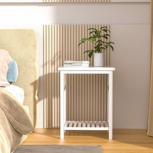 Comodino in bambù WTZ salvaspazio, tavolino versatile per camera da letto e soggiorno, tavolo consolle per comodino e salotto - Product Image 6
