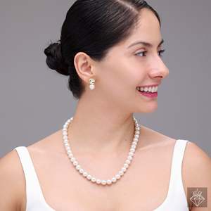 PRAO Graceful Globe <b>Pearl</b> Pendant <b>Set</b> Elegant Fine Jewelry Collection - Product Image 4
