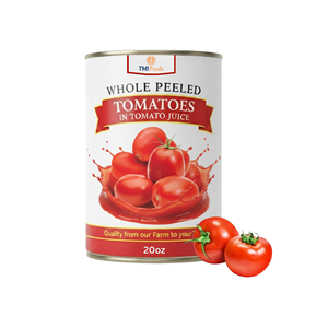 Special Offer International Standard Factory In Vietnam Peeled Tomatoes in Tomato Juice Packed in A10 Can - Product Image 1