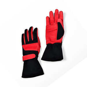 Guantes de Carreras de Karting de Cuero Premium, Resistentes al Viento, Dedos Completos, Hechos a Medida, con Acolchado de Silicona, Unisex, Venta al Por Mayor - Product Image 1