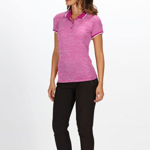 Custom Breathable Quick Dry Summer Women's Crew Neck Short Sleeve <b>Athletic</b> Activewear Shirts Polyester Heat-Transfer Printed - Product Image 1