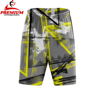Pantalones Cortos Deportivos Personalizados con Logotipo para Hombre, Transpirables, de Secado Rápido, de Alta Calidad, al por Mayor de Fábrica, para Gimnasio, Baloncesto, con Cordón Ajustable, Estampado Casual - Product Image 6