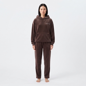 Conjunto Deportivo Oversize de Algodón Personalizado para Mujer, Sudadera con Capucha y Pantalones Deportivos para Gimnasio, Running y Actividades Deportivas - Product Image 5