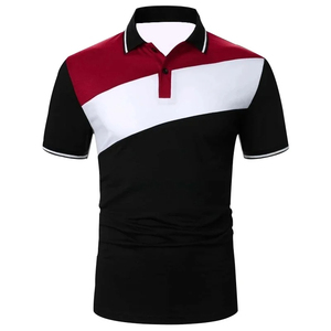 Chemise Hawaïenne Homme ACE à Blocs de Couleurs Sublimés, Manches Courtes, Respirante, en Polyester, Coupe Classique, Toutes Saisons, Col Rabattu - Product Image 1