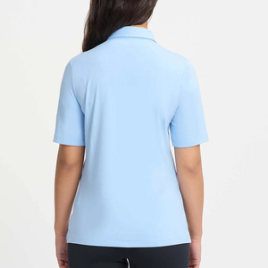 Nueva Llegada, Camiseta Polo de Manga Corta para Hombre y Mujer, Camisetas Polo de Algodón de Primera Calidad en Color Gris para Mujer - Product Image 6