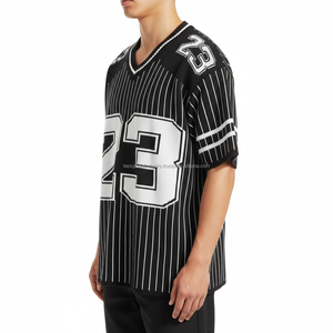 เสื้อเจอร์ซีย์ตาข่ายผู้ชาย ระบายอากาศได้ดี รับผลิตตามแบบ OEM ขายส่ง - Product Image 4