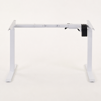 Cadre de bureau électrique moderne à moteur unique, grande taille, en métal, avec quatre contrôleurs de mémoire pour bureaux commerciaux personnalisés