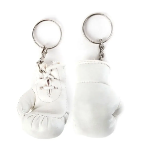 Porte-clés personnalisé avec logo imprimé, mini-gants de boxe, porte-clés promotionnel en cuir et PVC - Product Image 4