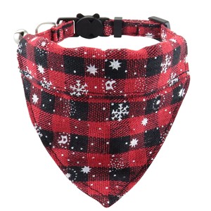<b>Christmas</b> Tree <b>Bandana</b> Festive Holiday <b>Dog</b> Scarf Custom Printed Pet Accessory Wholesale - Product Image 2