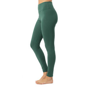 Pantalones de yoga de cintura alta para mujer, leggings deportivos verdes sin costuras, mallas de fitness con efecto levantamiento de glúteos, ropa deportiva al por mayor - Product Image 2