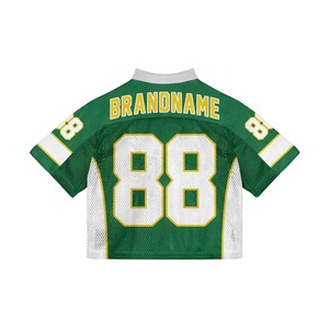 T-shirt de football pour hommes à col en V et épaules tombantes, 280 g/m², surdimensionné, imprimé numérique 3D, maillot de football en mesh pour hommes - Product Image 3