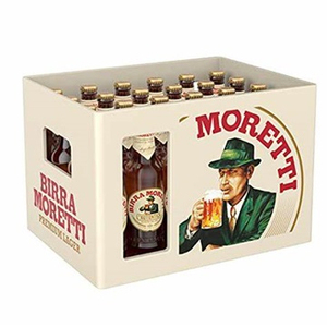 Birra Moretti al por mayor de proveedores europeos con certificados fitosanitarios, albaranes y facturas comerciales - Product Image 1