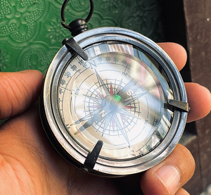 Brújula de Bolsillo Náutica Hecha a Mano, Instrumento de Navegación, Buscador de Dirección, Brújula de Viaje, Regalo para Aventuras al Aire Libre - Product Image 4