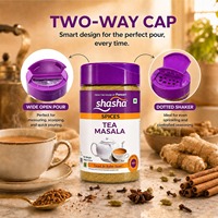 Poudre de thé Masala séché Shasha, mélange d'épices premium pour Chai avec cardamome, cannelle, clou de girofle et gingembre