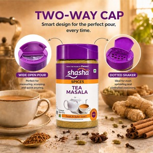 Shasha - Polvo de Té Masala Seco AD, Mezcla Premium de Especias para Chai con Cardamomo, Canela, Clavo y Jengibre - Product Image 4