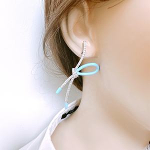 Moda Aqua Blue Designers Pendientes - Product Image 2